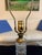 Vintage Crystal and Brass Table Lamps, a Pair For Sale - Image 4 of 8