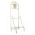 Vintage European White Steel Hat & Coat Hall Tree Stand For Sale