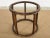 McGuire Organic Modern Round Rattan Oak Dining Table For Sale - Image 11 of 13