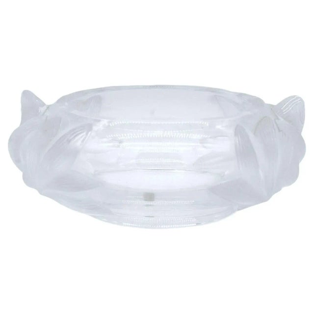 Mid 20th Century Lalique Crystal Centerpiece For Sale - Image 9 of 9
