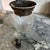 Metal 1940s Art Deco Brass & Frosted Glass Ceiling Lamp For Sale - Image 7 of 9