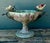 Vintage Glazed Ceramic Floral Bird Urns - A Pair For Sale - Image 4 of 12