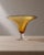 Vintage Italian Orange Bubble Murano Glass Footed Bowl with Ball Stem, 1980s For Sale - Image 4 of 13