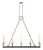 Elongated Round Bar Chandelier by Lowcountry Originals For Sale