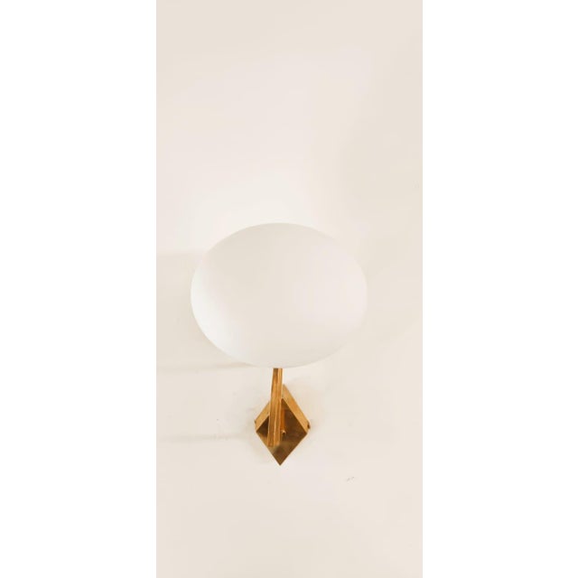 Brass Wall Light with Oval Glass For Sale - Image 6 of 10