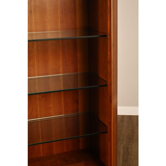 Early 21st Century Stickley 21st Century Collection Cherry Curio Display Cabinet For Sale - Image 5 of 18