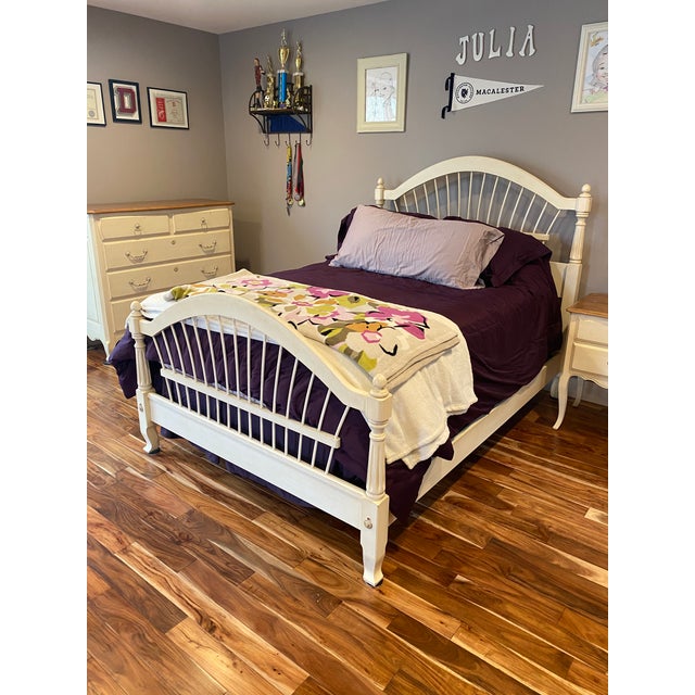 Ethan Allen French Country Full Bed Frame in Condition Chairish