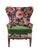1920s Vintage Victorian Wingback Accent Chair For Sale