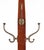 Arts & Crafts Oak Coat Tree Rack Iron Double Hooks For Sale - Image 4 of 6