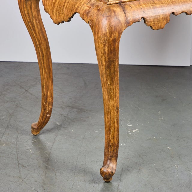 Italian Pair 19th Century Italian Faux Marble and Gilded Consoles For Sale - Image 3 of 12