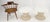 Pair Spun Fiberglass 24" Round Stone Textured Tops End Side Tables Woodard MINT For Sale - Image 12 of 14