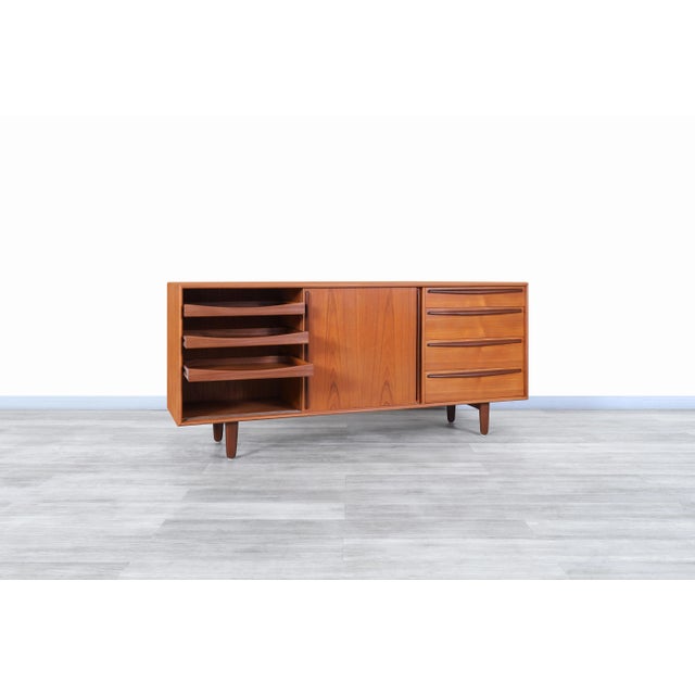 Falsigs Møbelfabrik Danish Modern Teak Credenza by Svend A. Madsen for Falster Mobelfabrik For Sale - Image 4 of 13