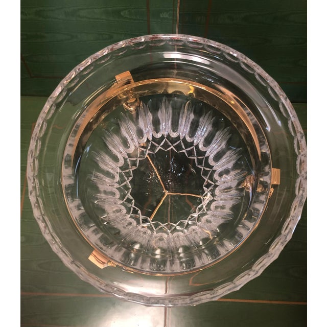 Vintage Designers Guild Crystal Champagne Bucket For Sale In Chicago - Image 6 of 9