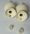 Neoclassical Vintage Lenox Ivory Porcelain Salt & Pepper Shakers – Gold Trim, Usa, Elegant Urn Form (Pair) For Sale - Image 3 of 6