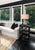 Amy Howard End Tables Black W/ Hand Painted Detail For Sale - Image 9 of 10