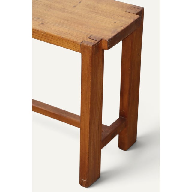 1970s S09 Bench in Elm by Pierre Chapo, 1970s For Sale - Image 5 of 18