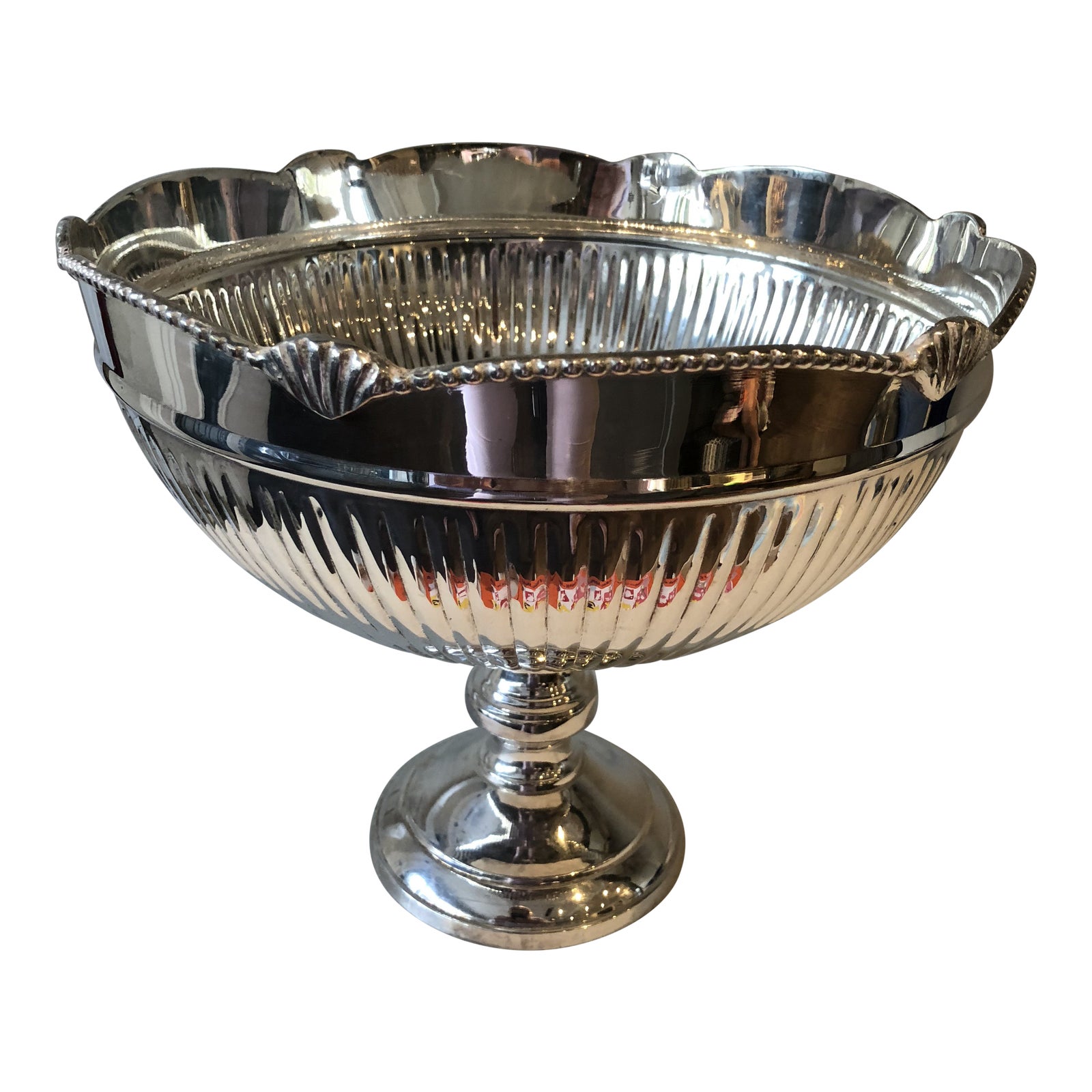SilverPlated Footed Bowl Chairish
