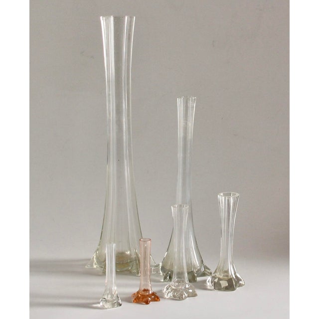 Art Nouveau Glass Vases, Germany, 1900s, Set of 6 For Sale - Image 9 of 9