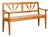 Biedermeier Oak and Pine Bench, Early 19th Century For Sale