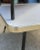 White Mid-Century Modern Atomic Blonde 2 Tier End Table For Sale - Image 8 of 11