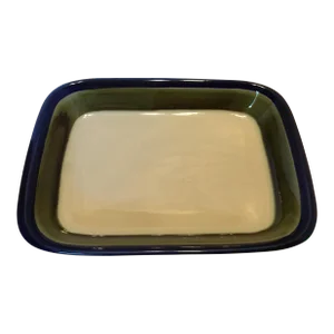 Mid Century Rorstrand Sweden Hand-Painted “Elisabeth” Stoneware Baking Dish