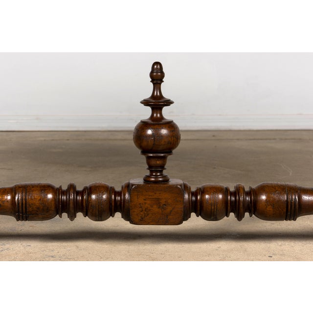 Wood Late 19th Century French Louis XIV Style Oak Dining Table For Sale - Image 7 of 18