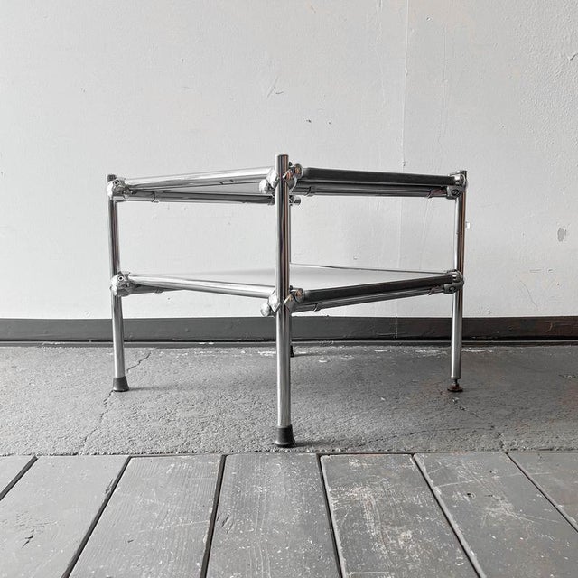 Tubular Steel Side Table For Sale - Image 13 of 18