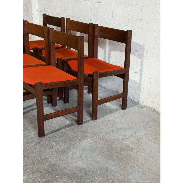 GETAMA Set of 6 Vintage Hans Wegner Getama Danish Teak Dining Chairs 1960s For Sale - Image 4 of 10