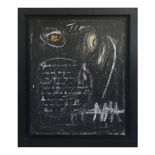 Blackboard - Mixed Technique on Canvas - Massimo D'Orta - Italy 2013 For Sale