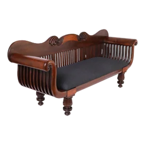 Antique British Colonial Settee or Couch