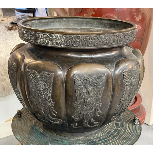 Early 20th Century Asian Bronze Temple Vessel For Sale - Image 17 of 17