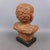 Binda, Sculpture Bust of Laughing Man, 20th Century, Red Marble For Sale - Image 4 of 14
