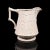 This is a vintage pouring jug. An English, Parian Ware ceramic serving creamer, dating to the late 20th century, circa...