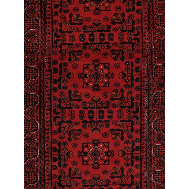 Tribal Vintage Turkman Hand-Knotted Runner 2'11" X 12'8" For Sale - Image 3 of 6