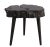 Contemporary Organic Modern Black Lychee Living Edge Accent Table For Sale - Image 3 of 10