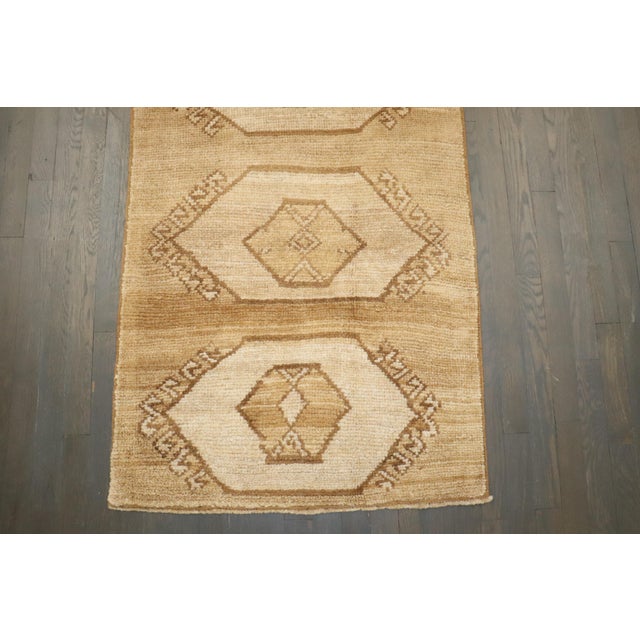 A mid 20th century neutral color turkish Runner Details rug no. j4328 size 2' 7" x 7' 10" (79 x 239 cm) Kars is a village...