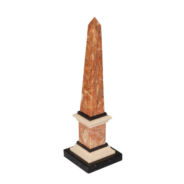 Mid 19th Century Pair of Italian Grand Tour Marble Obelisks For Sale - Image 5 of 10