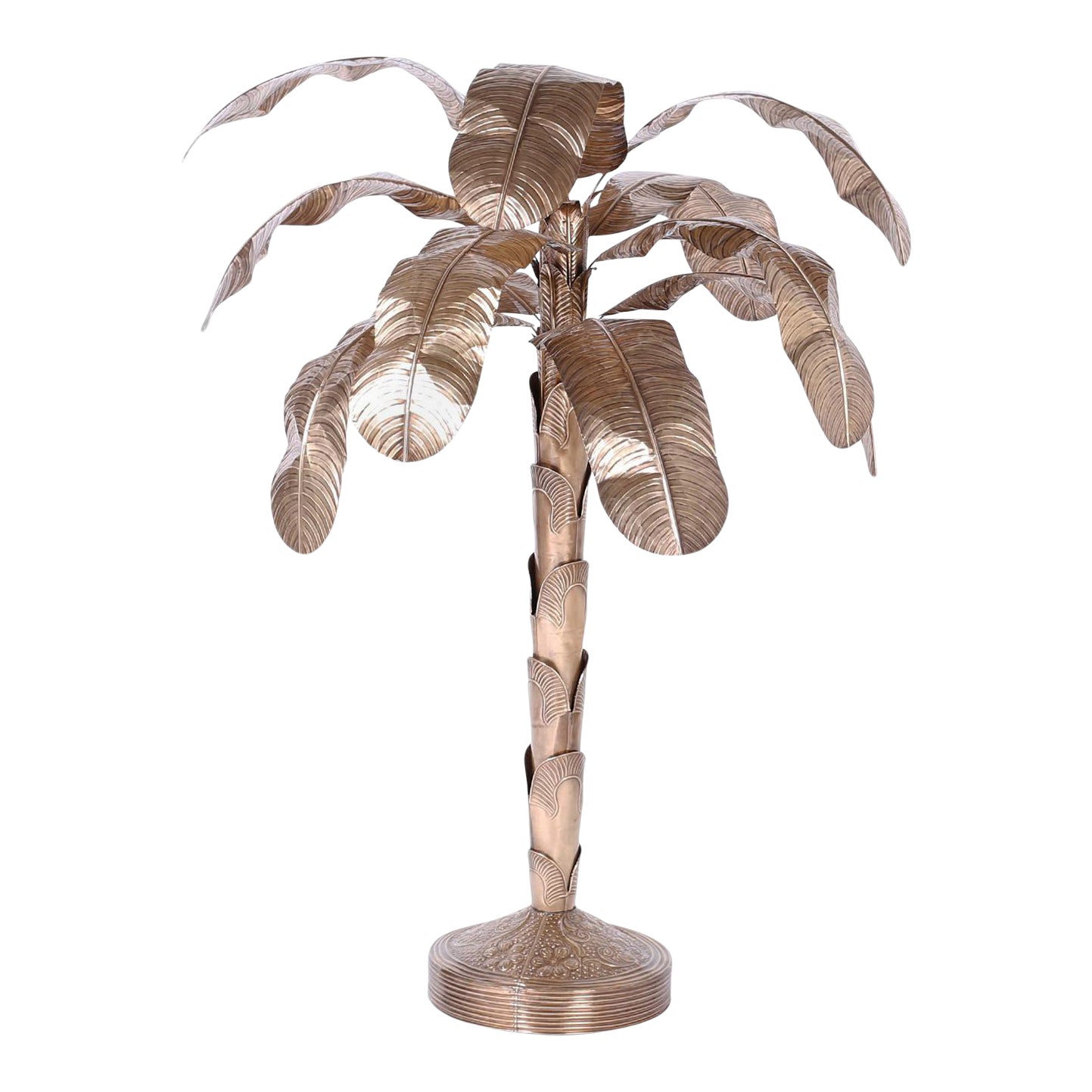 Brass Palm Tree Sculpture Chairish
