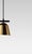 Metal Golden Lighto T Gr Glossy Suspension Lamp by Jaime Hayson for Parachilna For Sale - Image 7 of 10