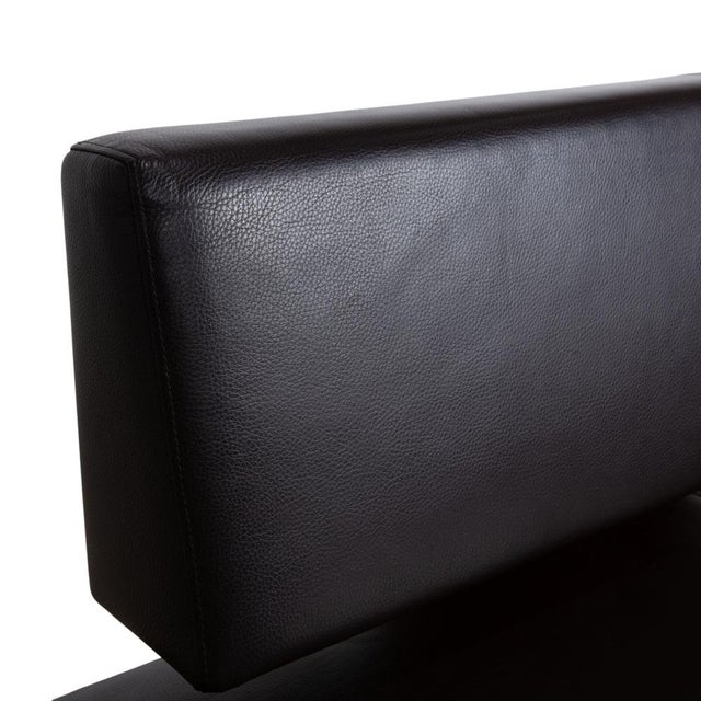 Brown Leather Bench from Venjakob For Sale - Image 6 of 12