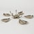 Silver 1960's Flower Ashtray With Removable Petals Silver Plate Floral Cocktail Ashtray For Sale - Image 8 of 12