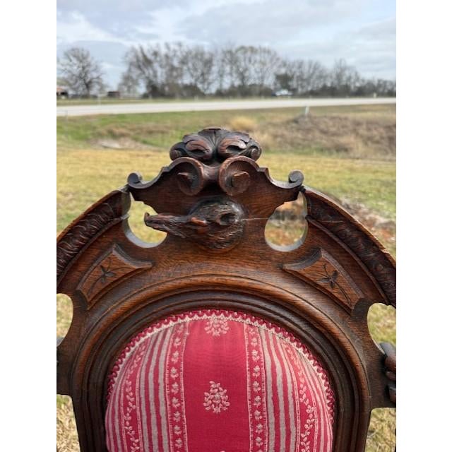 Wood Large 18th Century French Renaissance Solid Walnut Armchair- A Pair For Sale - Image 7 of 18