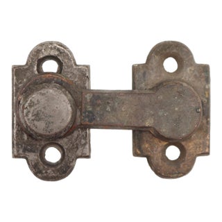 Vintage Classic Nickeled Brass Arch Window Shutter Latch For Sale