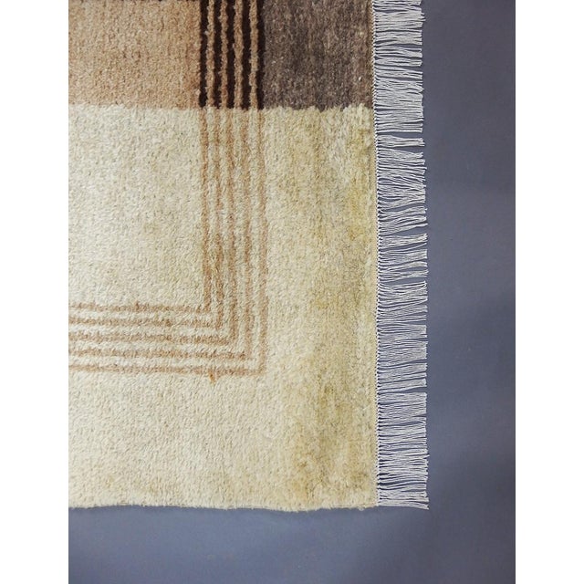 Textile Art Deco Modern Wool Rug, 1930s For Sale - Image 7 of 15
