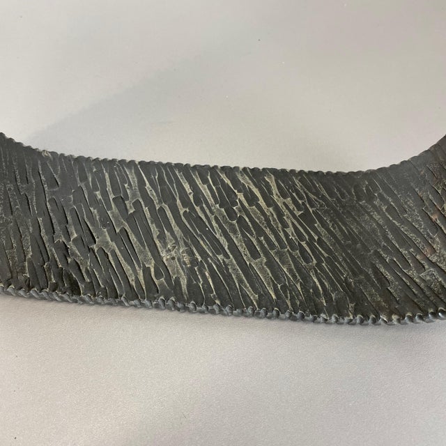 Modernist Sculptural Brutalist Copper Floor Candleholder, Germany, 1970s For Sale - Image 14 of 18