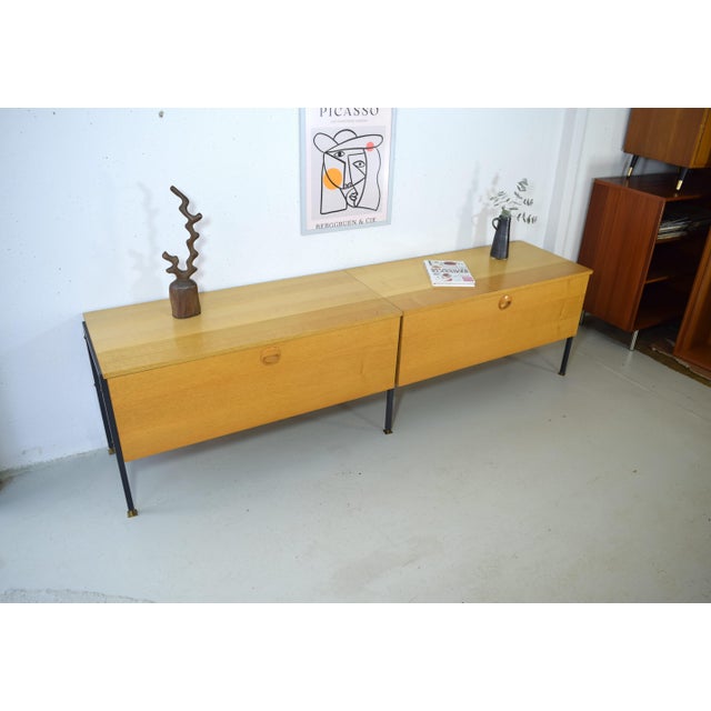 Vintage Sideboard in Ash Wood from Veb Deutsche Werkstätten Hellerau, 1962 For Sale - Image 6 of 8