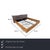 with this bed from hülsta, you're getting a bedroom piece that combines solid wood and textile comfort. The light oak...