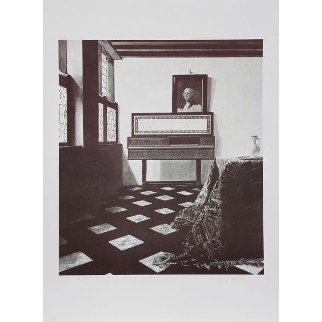 Modern George Deem, George Washington Vermeer, Lithograph For Sale - Image 3 of 3