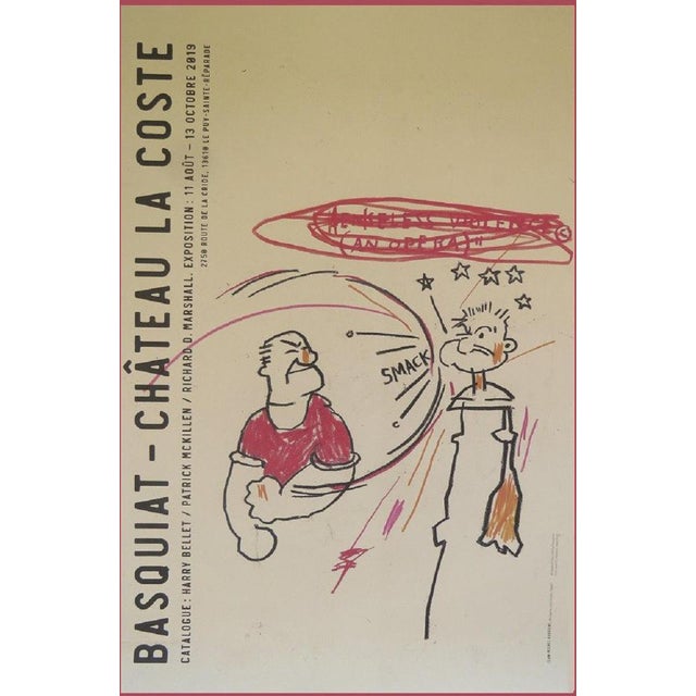 Original Exhibition Poster: Chateau Lacoste after Jean-Michel Basquiat, 2019 For Sale