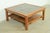 Stickley Stickley Mission Oak Arts & Crafts Two-Tier Tile Top Coffee Table or Cocktail Table For Sale - Image 4 of 13
